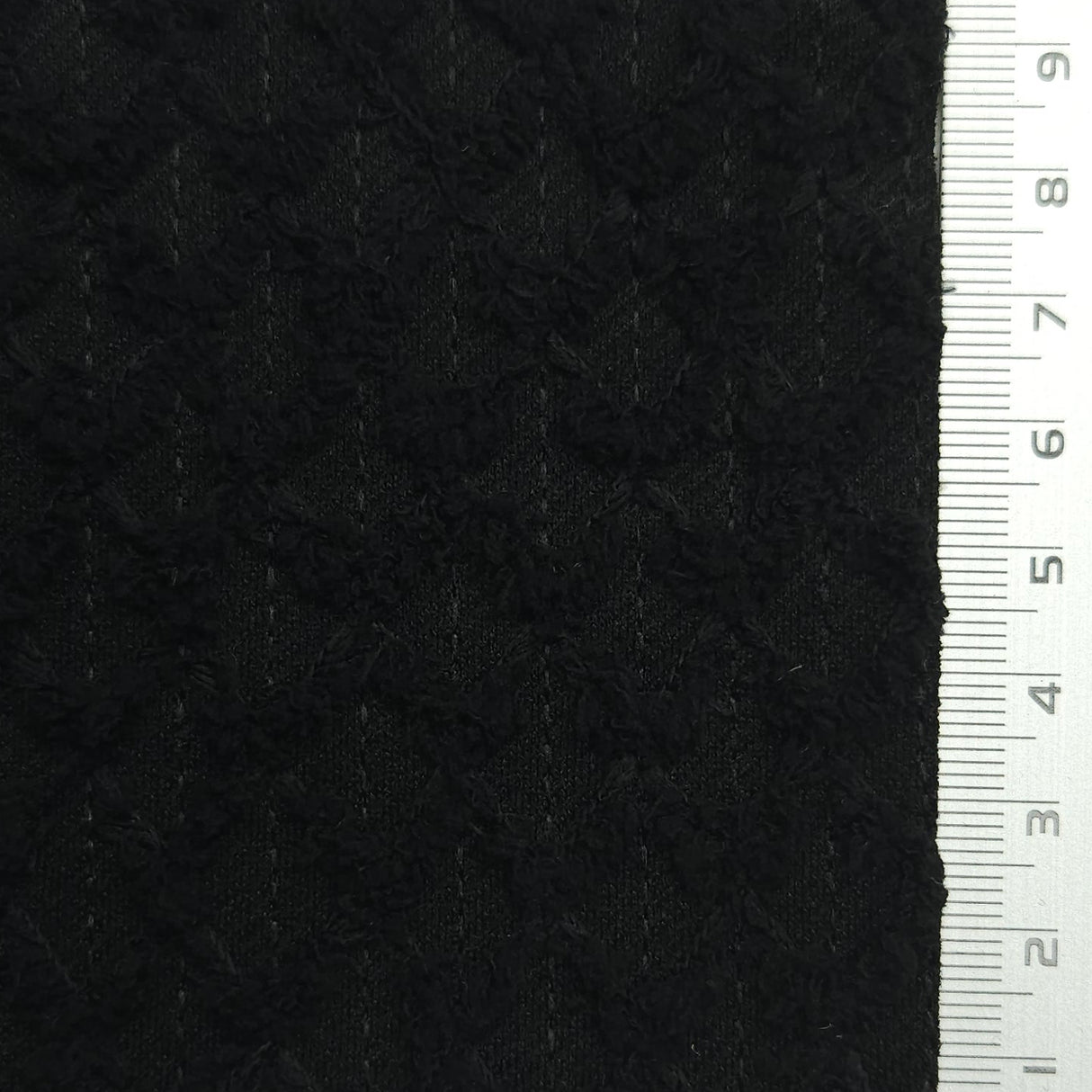 Solid Diamond Polyester Spandex Knit Fabric - FAB1582