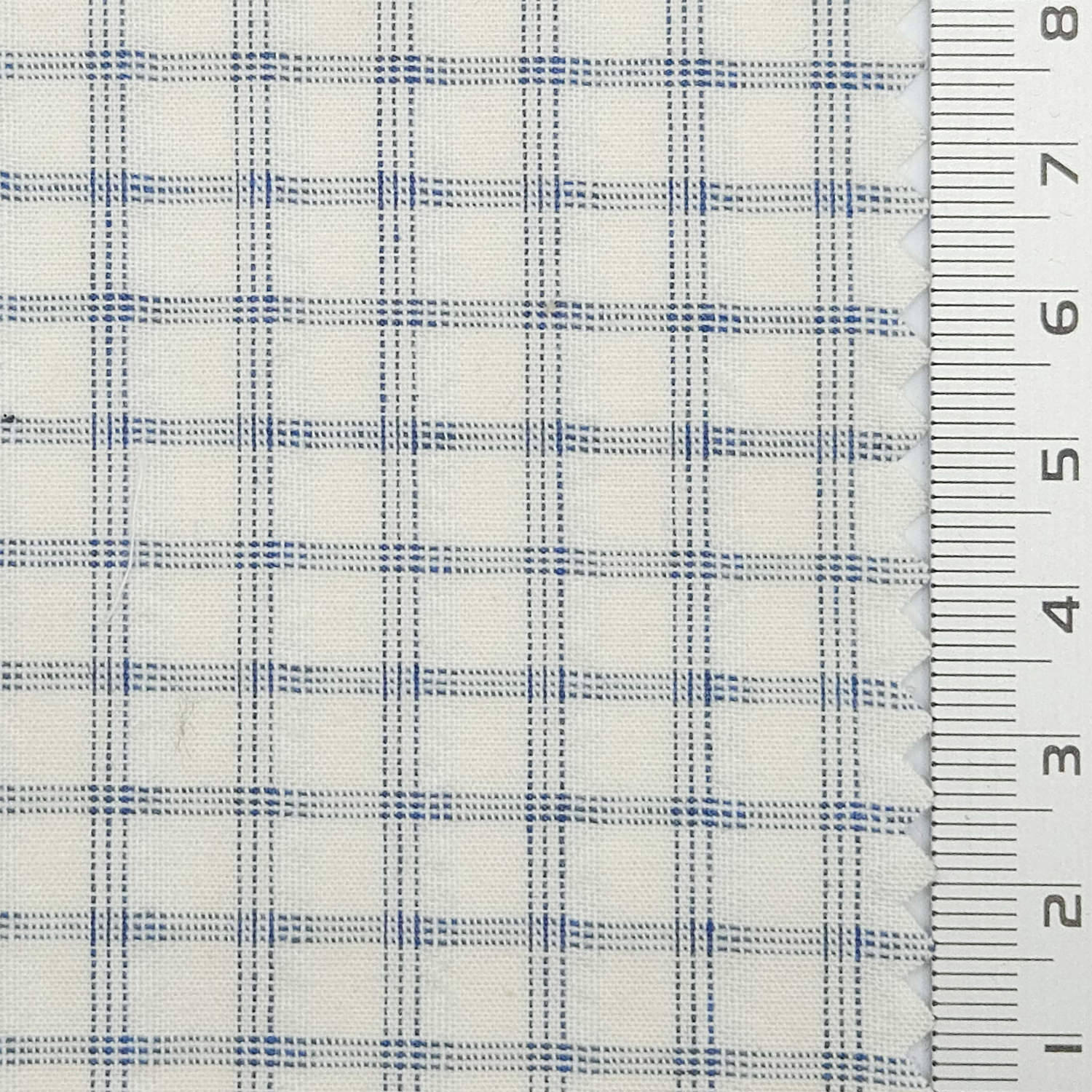 Distinct Check YarnDyed Cotton Polyester Woven Fabric - FAB 1797 - 10.Light Blue Plaid