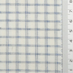 Distinct Check YarnDyed Cotton Polyester Woven Fabric - FAB1797 - Light Blue Plaid