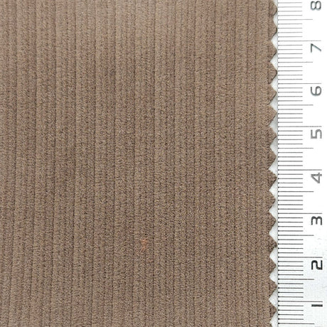 11Wale Solid Corduroy Cotton Woven Fabric - FAB1655 - 1.Petite Orchid-2.Oyster Pink-3.Milk White-4.Sour Dough-5.Pale Taupe-6.Shingle Fawn-7.Dark Tan-8.Cigar-9.Japonica-10.Sand Dune 