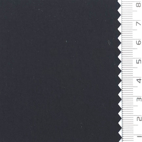Black Water Repellent Memory Stretch Nylon Span Woven Fabric - FAB1823