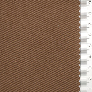 10s Solid Twill Cotton Woven Fabric - FAB1757 - Brown