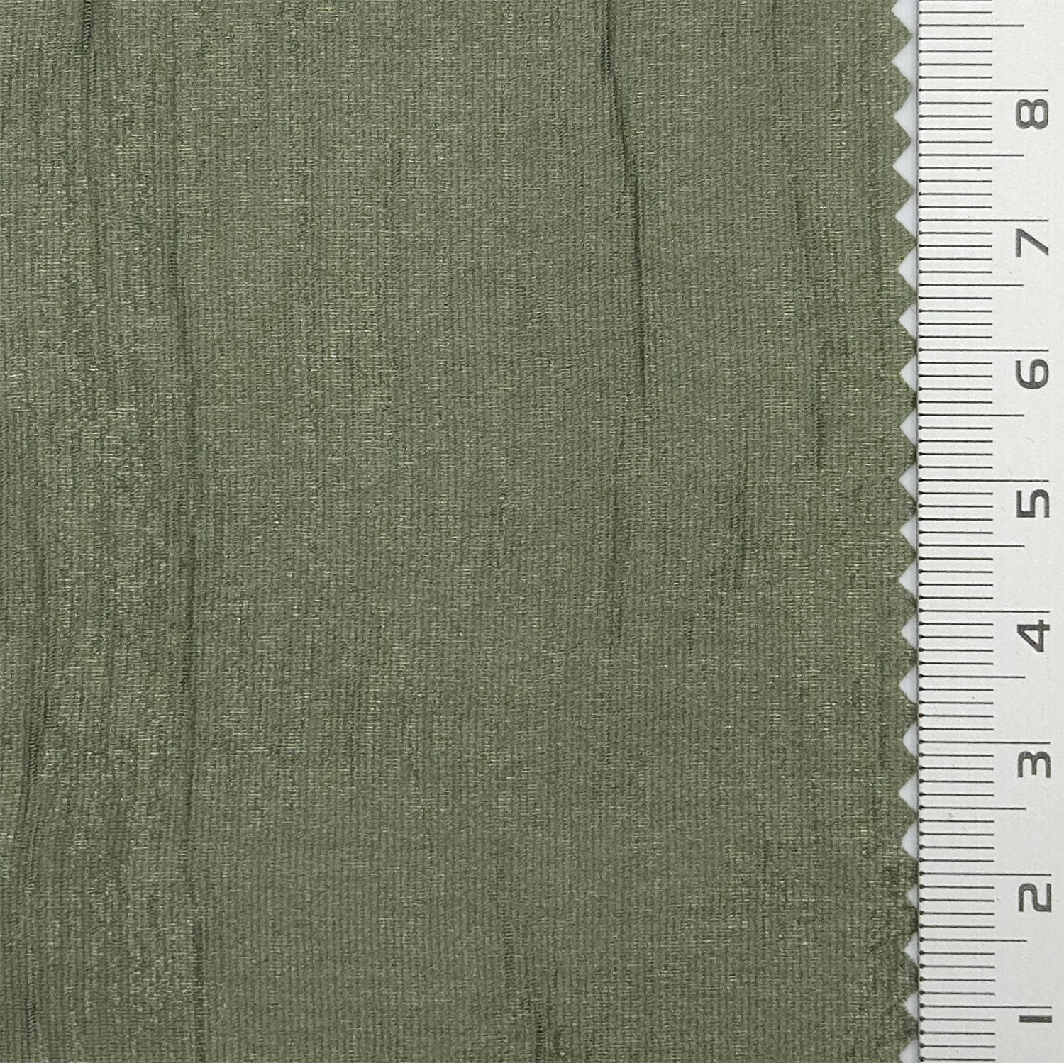 Solid Pleated Satin Acetate Polyester Tencel Woven Fabric - FAB 1792 - 11.Olive green