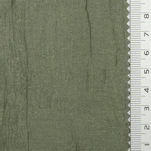 Solid Pleated Satin Acetate Polyester Tencel Woven Fabric - FAB1792 - Olive green