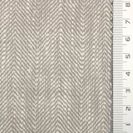 8s Herringbone Washing YarnDyed Cotton Linen Woven Fabric - FAB1676 - 1.Cloud-2.Pale Slate-3.Cold Turkey-4.Bizarre-5.Double Pearl Lusta-6.Dutch White-7.Spindle-8.Logan-9.Mischka-10.Spanish Green 