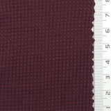 Solid Waffle Spandex Rayon Polyester Knit Fabric - FAB1809 - 1.Dusty pink-2.White-3.Gray Pink-4.Gray Blue-5.Beige-6.Lilac-7.Red-8.Green-9.Yellow-10.Purple 