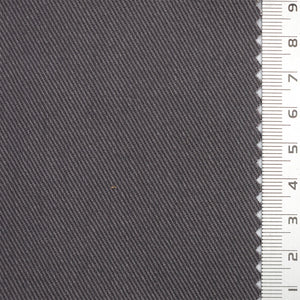 10s Solid Twill Cotton Woven Fabric - FAB1757 - Charcoal Gray