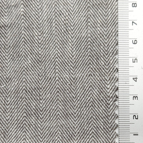 Herringbone YarnDyed Linen Rayon Woven Fabric - FAB1650 - 1.Maverick-2.Rose-3.Periwinkle-4.Heather-5.Clam Shell-6.Barley White-7.Raffia-8.Tasman-9.Arrowtown-10.Napa 