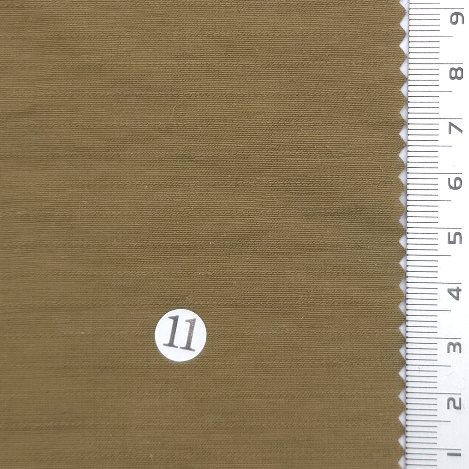 Solid Rayon Nylon Linen Woven Fabric - FAB1975 - Olive Brown