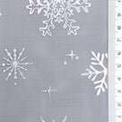 Snowflake Polyester Knit Fabric - FAB1952 - Pink