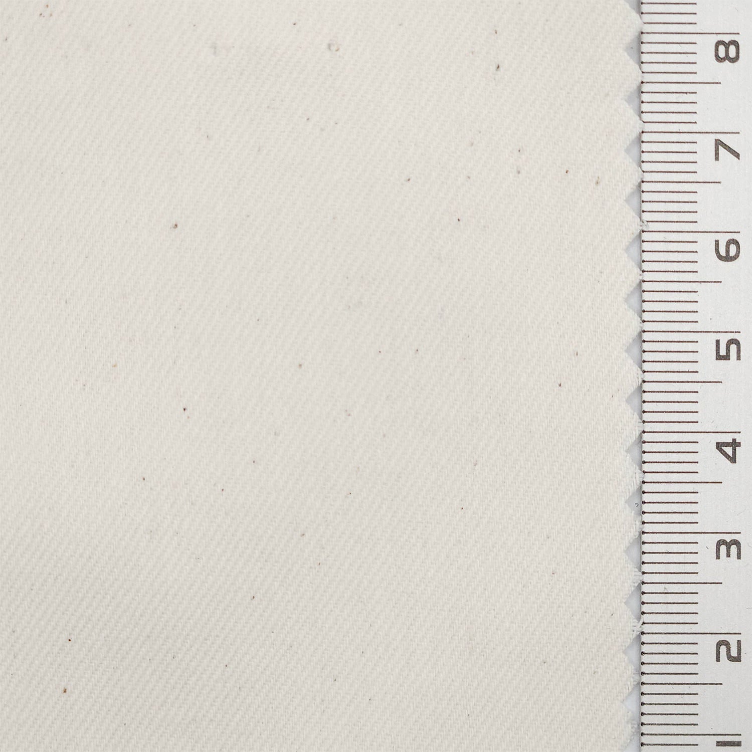 20s Solid Twill Polyester Cotton Woven Fabric - FAB 1754 - 11.Ivory