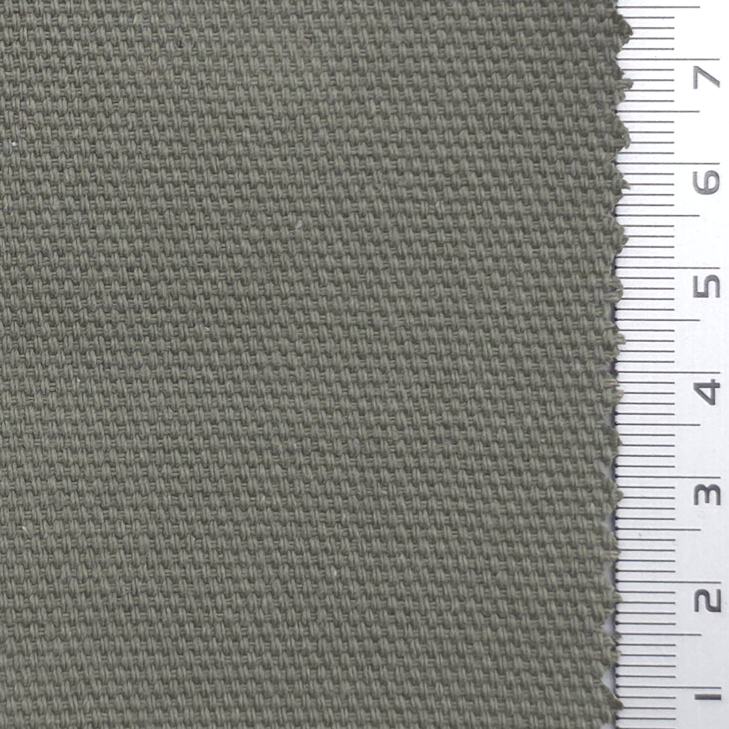 Solid 7 Count Cotton Oxford Woven Fabric - FAB1981 - Olive Gray