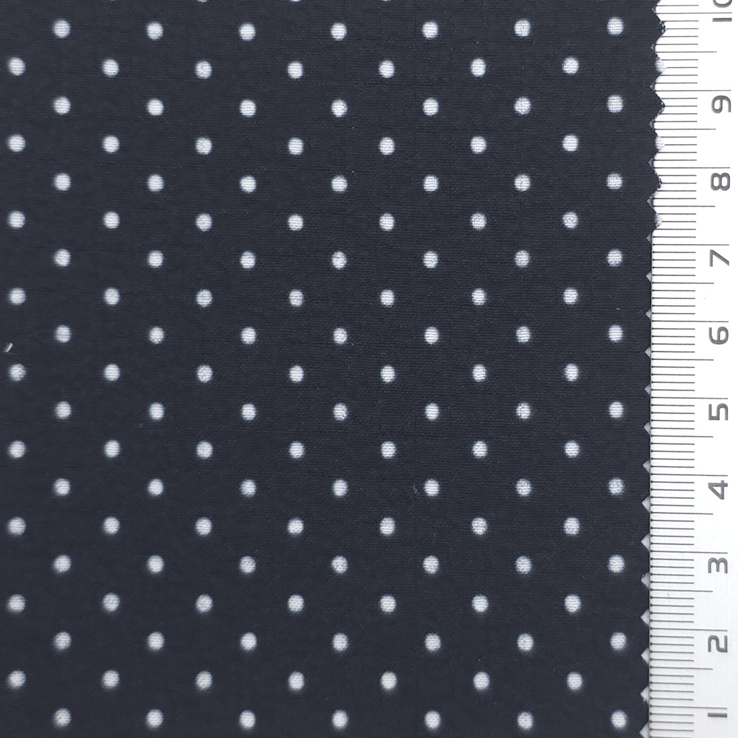 Polka Dot Polyester Woven Fabric - FAB1971 - Dark Gray