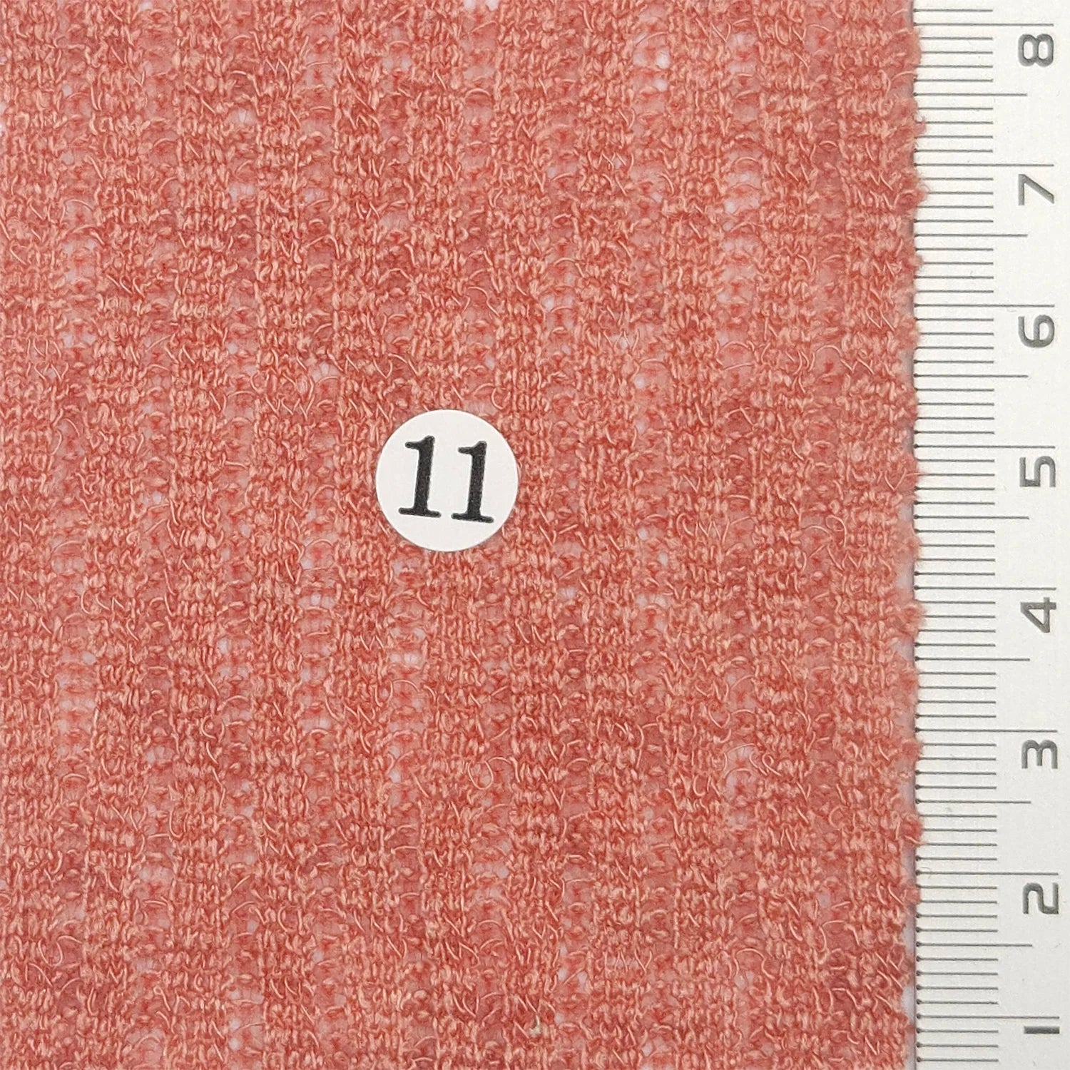 Solid Rib Polyester Spandex Knit Fabric - FAB 1767 - 11.Terracotta