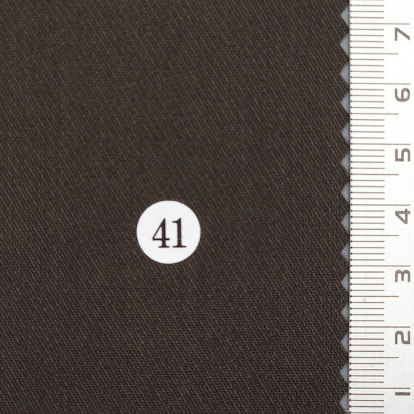Solid Twill Polyester Spandex Rayon Woven Fabric - FAB 1737 - 11.Dark Brown