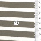 1: Light Blue-2: Pink Beige-3: Navy Blue-4: Dusty Rose-5: Dark Brown - Stable Medium Weight Striped Poly Cotton Span Ponte Knit Fabric - FAB 1922
