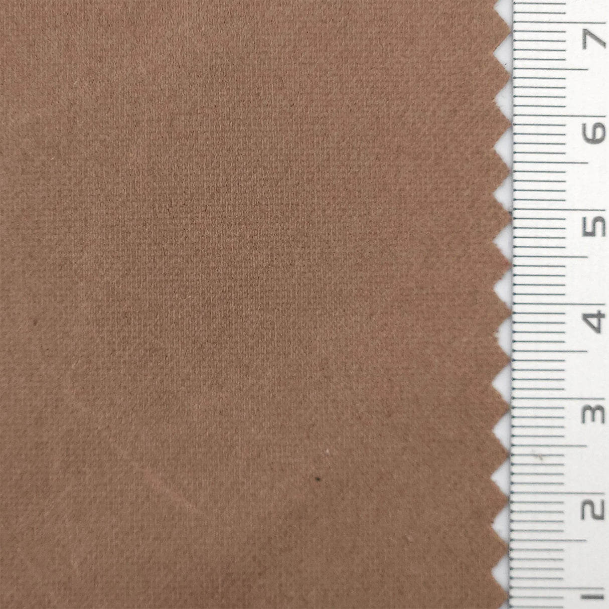 Solid Crack Suede Polyurethane Polyester Knit Fabric - FAB1764 - Brown