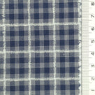 1: Dark Charcoal-2: Peach-3: Mustard Yellow-4: Golden Brown-5: Tan - Textured Lightweight Embroidered Plaid Poly Cotton Shirting Woven Fabric - FAB 1935