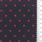 Polka Dot Polyester Woven Fabric - FAB1972 - Black