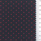 Polka Dot Polyester Woven Fabric - FAB1971 - Black