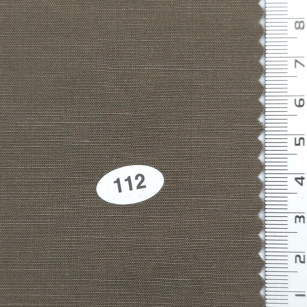 Olive Brown - Linen Textured LR Woven Fabric - FAB1853