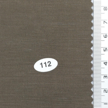 Olive Brown - Linen Textured LR Woven Fabric - FAB1853