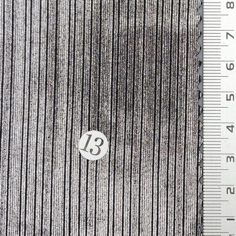 Solid Foil Irregular Slinky Polyester Spandex Knit Fabric - FAB1697 - 1.White/Silver (2)-2.White/Gold (1)-3.Grey/Silver (3)-4.Grey/Gold (4)-5.Beige/Silver (6)-6.Beige/Gold (7)-7.Royal/Silver (8)-8.Brown/Gold (9)-9.Teal/Silver (10)-10.Brown/Silver (11) 