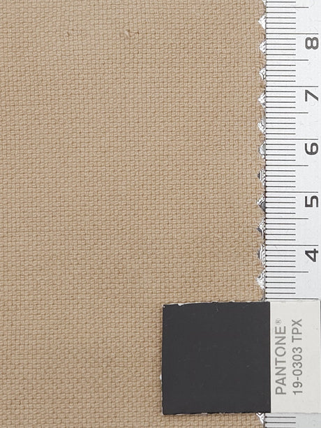 10s Solid Oxford Cotton Spandex Woven Fabric - FAB1659 - 1.Eggshell-2.Pastel Grey-3.Quill Grey-4.White-5.Soft Amber-6.Pavlova-7.Olive Green-8.Vanilla-9.Cloud-10.Concord 