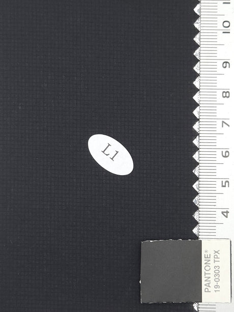Solid Recycled Nylon Woven Fabric - FAB1707 - 1.Olive-2.Silver-3.Charcoal-4.Ivory-5.Yellow Beige-6.Pink-7.Light Grey-8.Beige-9.Brown-10.Navy 