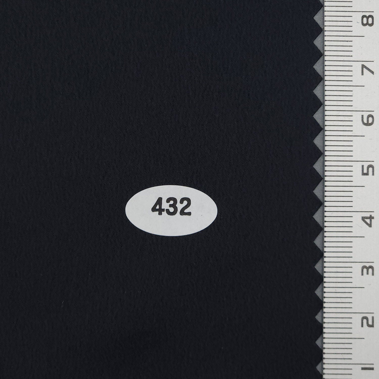 Solid Crepe Charmeuse Satin Polyester Woven Fabric - FAB 1739 - 12.Dark Navy