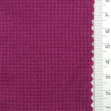 Solid Waffle Spandex Rayon Polyester Knit Fabric - FAB1809 - 1.Dusty pink-2.White-3.Gray Pink-4.Gray Blue-5.Beige-6.Lilac-7.Red-8.Green-9.Yellow-10.Purple 