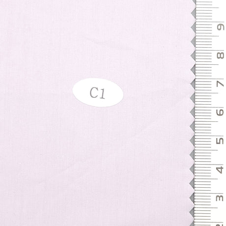 Solid Plain Recycled Cotton Polyester Woven Fabric - FAB1700 - 1.Cyan Blue-2.Aqua Haze-3.Rose Gold-4.Moon Mist-5.Dawn Pink-6.Spring Wood-7.Timberwolf-8.Frost-9.Light Yellow-10.Yellowish Orange 
