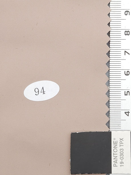 Solid Recycled Nylon Woven Fabric - FAB1681 - 1.Dusty Grey-2.Star Dust-3.Cotton Seed-4.Lemon Grass-5.Olive Haze-6.Camouflage Green-7.Smokey Grey-8.Carbon Grey-9.White-10.Eggshell 