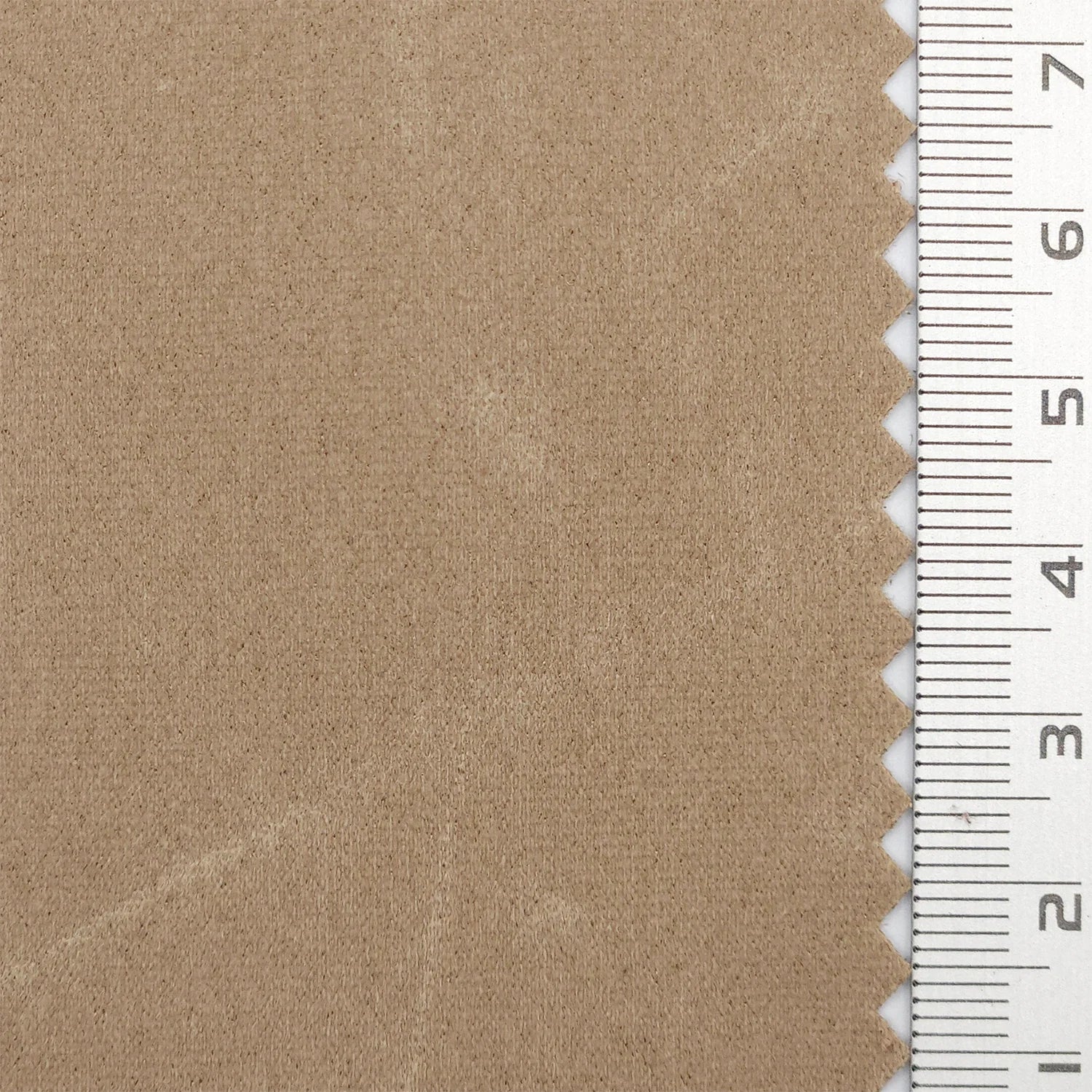Solid Crack Suede Polyurethane Polyester Knit Fabric - FAB 1764 - 13.Beige