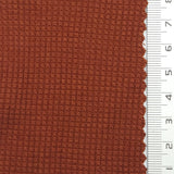 Solid Waffle Spandex Rayon Polyester Knit Fabric - FAB1809 - 1.Dusty pink-2.White-3.Gray Pink-4.Gray Blue-5.Beige-6.Lilac-7.Red-8.Green-9.Yellow-10.Purple 