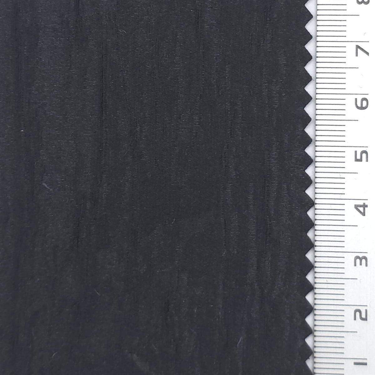 Stripe Tencel Acetate Polyester Woven Fabric - FAB1976 - Black
