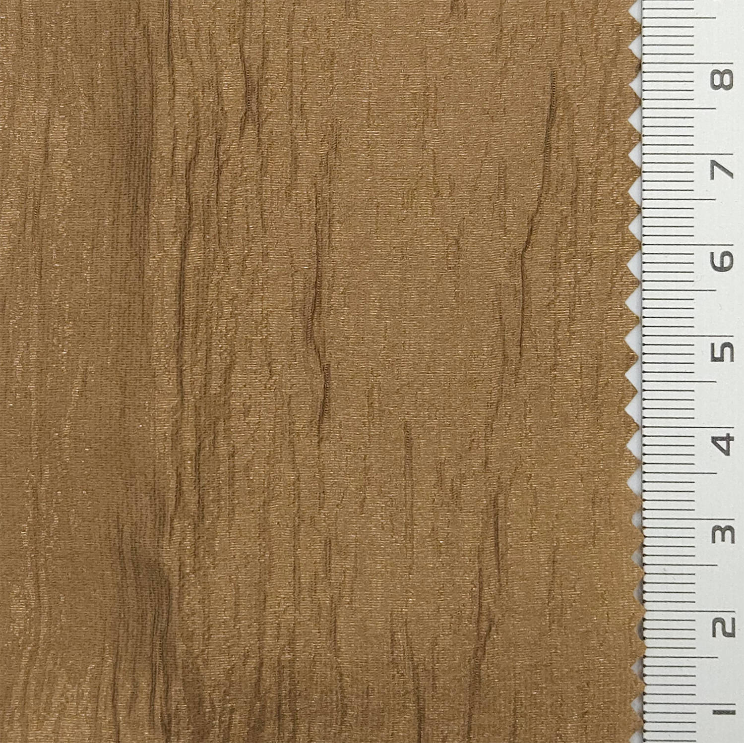 Solid Pleated Satin Acetate Polyester Tencel Woven Fabric - FAB 1792 - 13.Camel brown