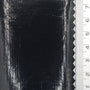 Enamel Solid Shiny Polyurethane Polyester Woven Fabric - FAB1765 - Black