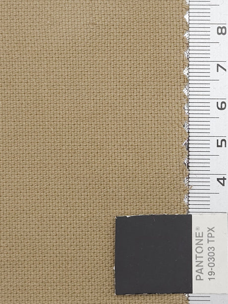 10s Solid Oxford Cotton Spandex Woven Fabric - FAB1659 - 1.Eggshell-2.Pastel Grey-3.Quill Grey-4.White-5.Soft Amber-6.Pavlova-7.Olive Green-8.Vanilla-9.Cloud-10.Concord 