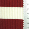1 Inch Stripe Rib Cotton Spandex Knit Fabric - FAB1608 - 1.White/Black-2.White/Navy-3.White/Red-4.White/Blue-5.White/Blue-6.White/Pink-7.White/Grey-8.White/Green-9.White/Beige-10.White/Royal 