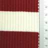 1 Inch Stripe Rib Cotton Spandex Knit Fabric - FAB1608 - 1.White/Black-2.White/Navy-3.White/Red-4.White/Blue-5.White/Blue-6.White/Pink-7.White/Grey-8.White/Green-9.White/Beige-10.White/Royal 