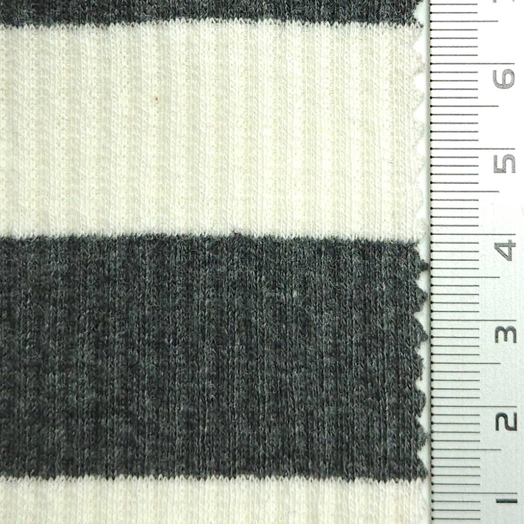 1 Inch Stripe Rib Cotton Spandex Knit Fabric - FAB1608