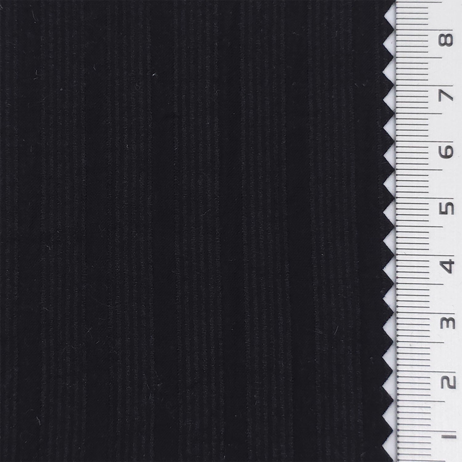 Black - Jacquard Stripe Lyocell Nylon Woven Fabric - FAB1877