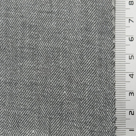 Herringbone Enzyme Washing Rayon Spandex Cotton Linen Woven Fabric - FAB1652 - 1.Echo Blue-2.Tower Grey-3.Gimblet-4.Mercury-5.Chatelle-6.Bizarre-7.Bison Hide-8.Sisal-9.Casper-10.N/A 