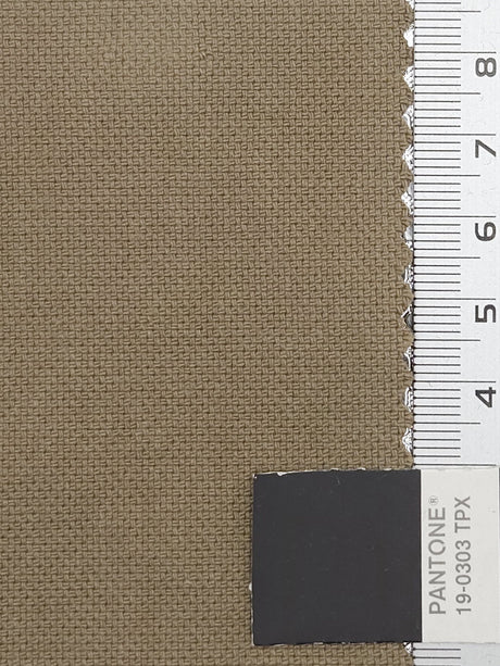 10s Solid Oxford Cotton Spandex Woven Fabric - FAB1659 - 1.Eggshell-2.Pastel Grey-3.Quill Grey-4.White-5.Soft Amber-6.Pavlova-7.Olive Green-8.Vanilla-9.Cloud-10.Concord 