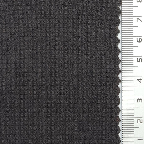 Solid Waffle Spandex Rayon Polyester Knit Fabric - FAB1809 - 1.Dusty pink-2.White-3.Gray Pink-4.Gray Blue-5.Beige-6.Lilac-7.Red-8.Green-9.Yellow-10.Purple 