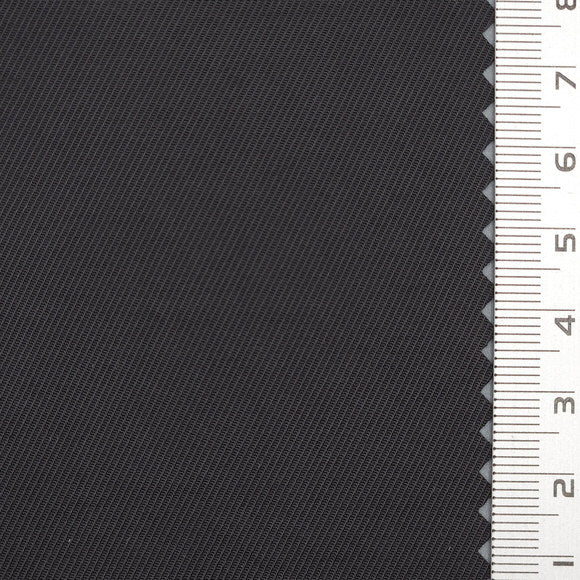 Hi Twist Solid Plain Twill Nylon Woven Fabric - FAB 1727 - 14.Charcoal Black