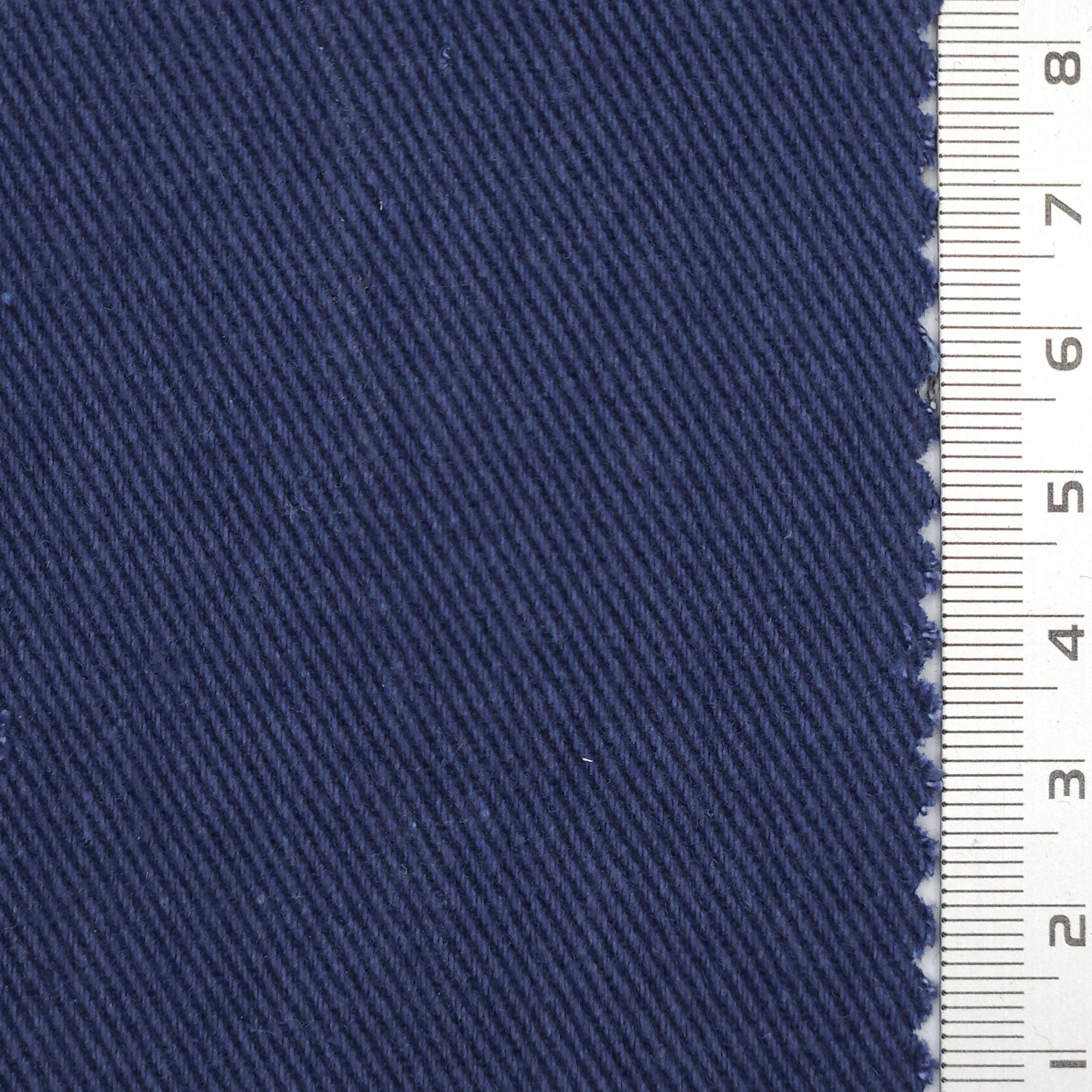 7s Solid Twill Washing Cotton Woven Fabric - FAB 1756 - 14.Navy Blue