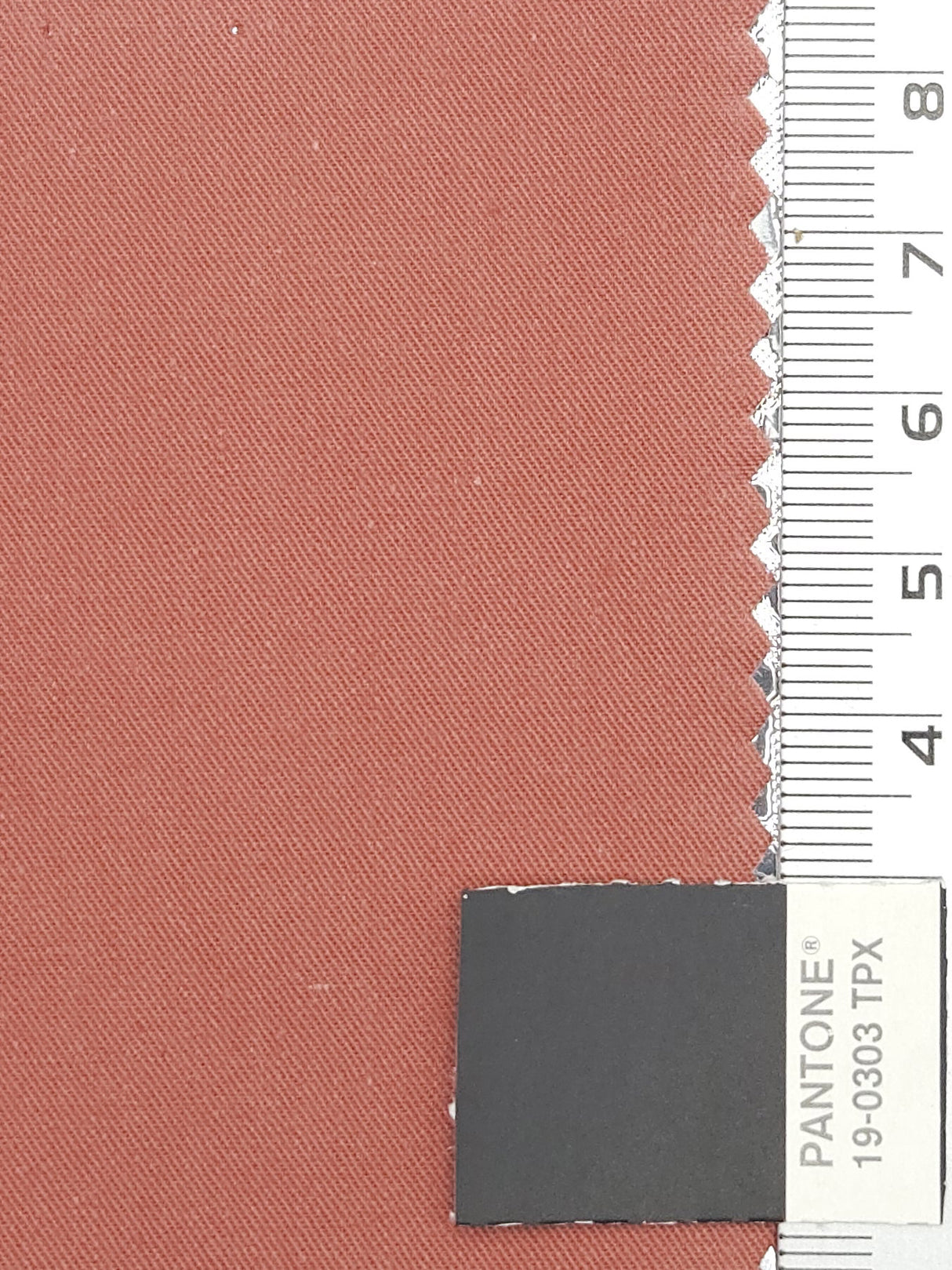 30'S Twill Cotton Woven Fabric | FAB1176 - Pinkish Brown