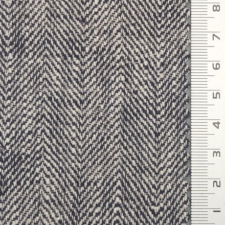 8s Herringbone Washing YarnDyed Cotton Linen Woven Fabric - FAB1676 - 1.Cloud-2.Pale Slate-3.Cold Turkey-4.Bizarre-5.Double Pearl Lusta-6.Dutch White-7.Spindle-8.Logan-9.Mischka-10.Spanish Green 